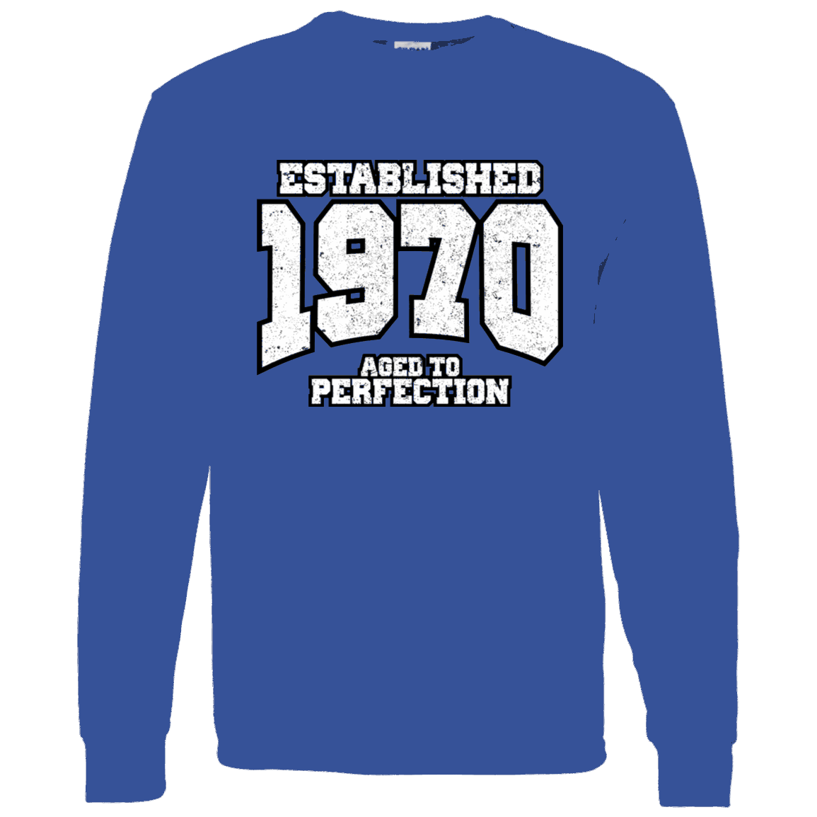 Established 1970 Aged To Perfection - Long Sleeve Tee