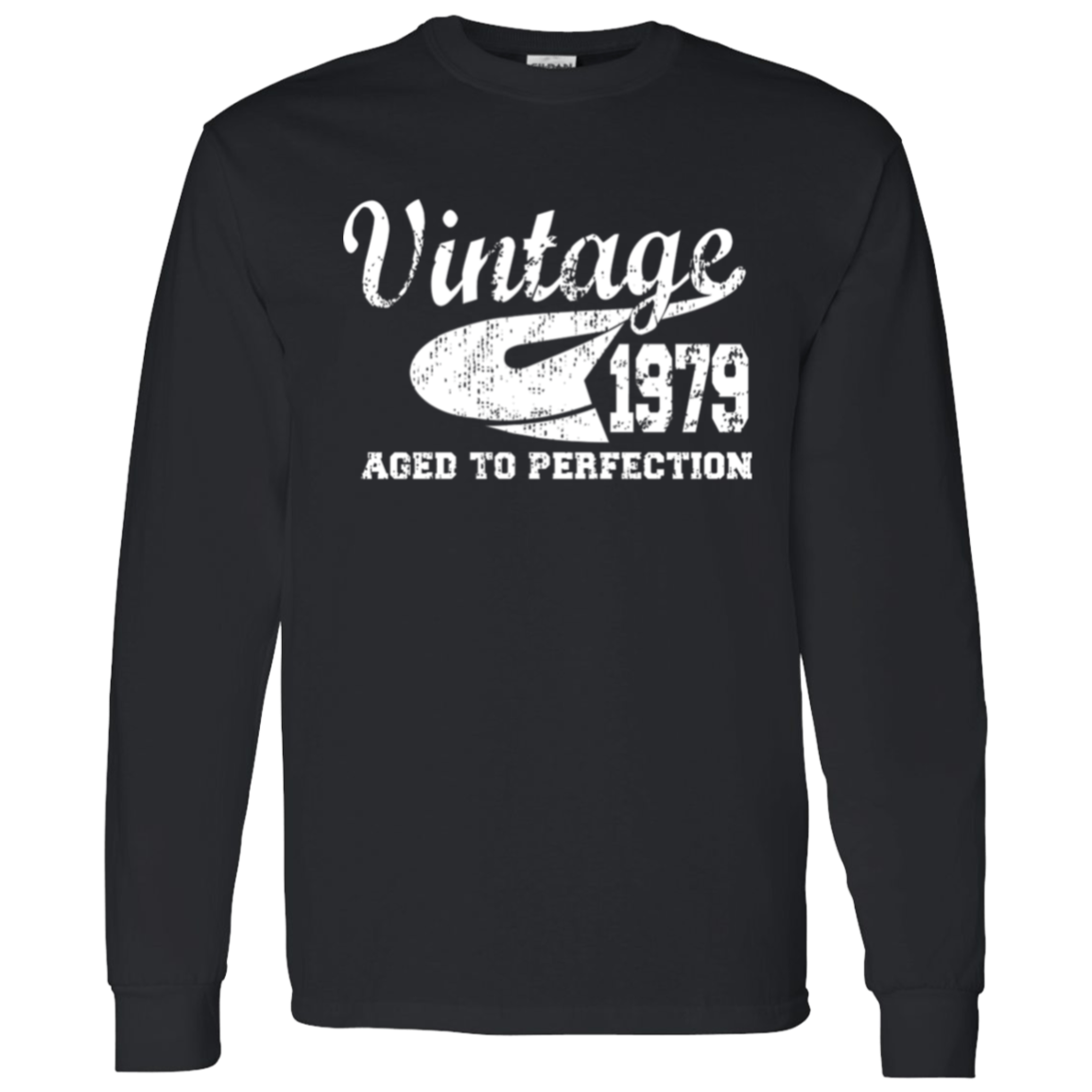 Vintage 1979 Aged To Perfection - Long Sleeve Tee