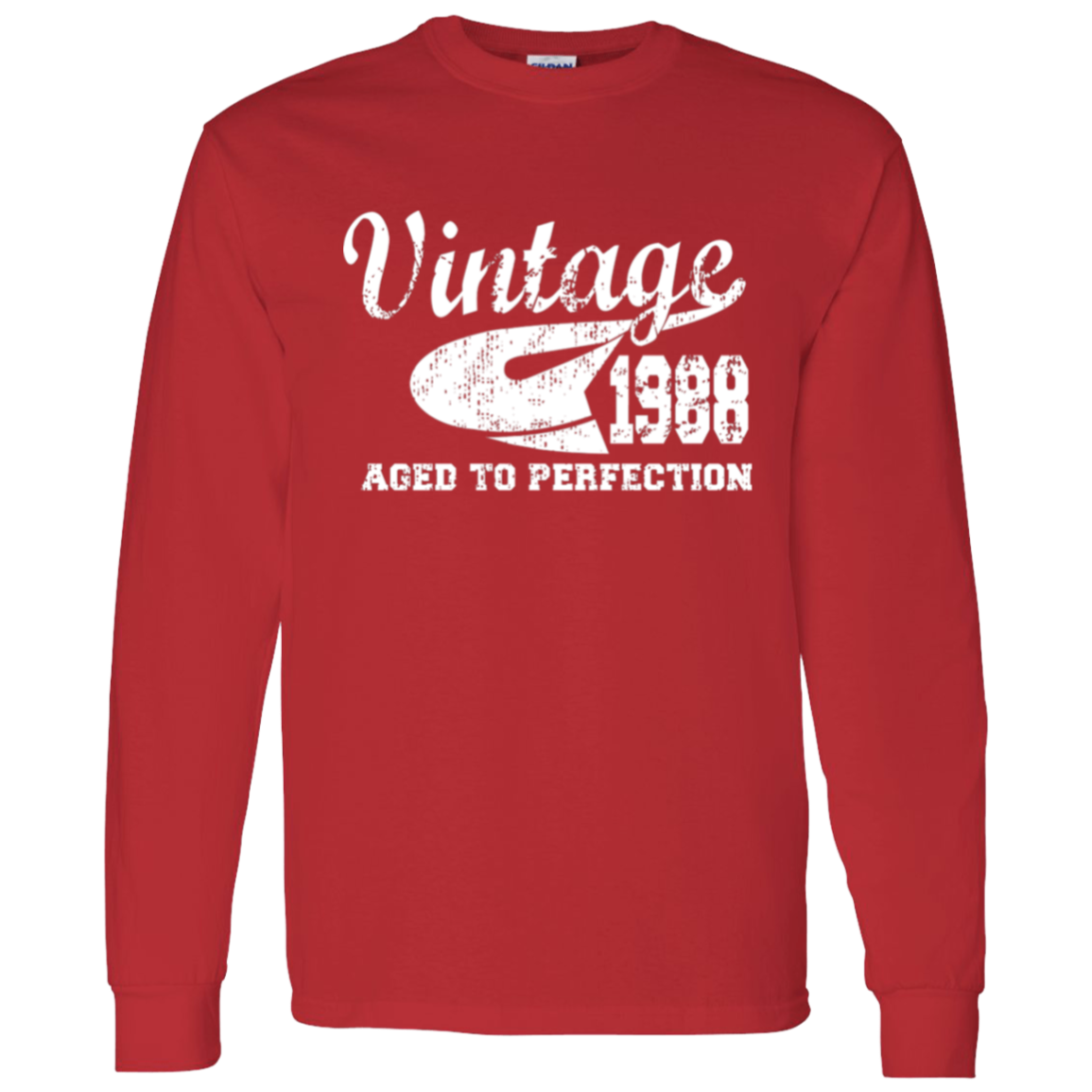 Vintage 1988 Aged To Perfection - Long Sleeve Tee