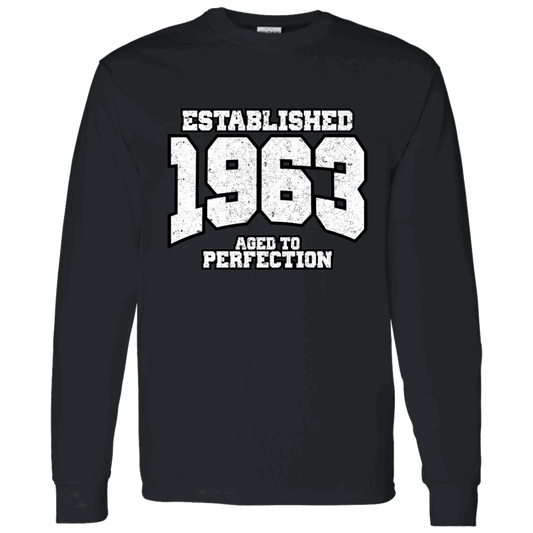 Established 1963 Aged To Perfection - Long Sleeve Tee