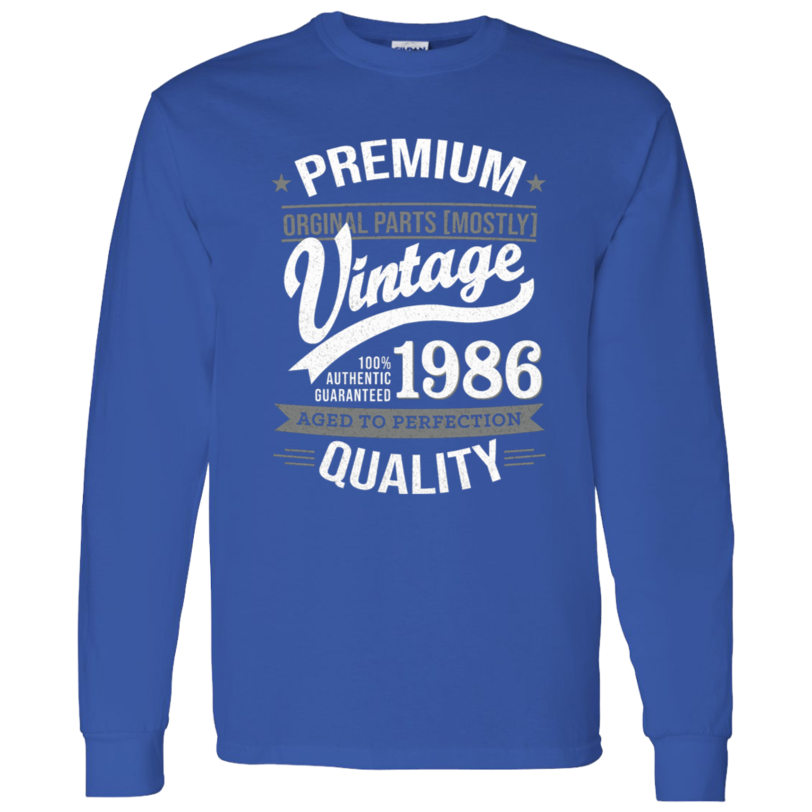 Premium Quality 1986 - Long Sleeve Tee