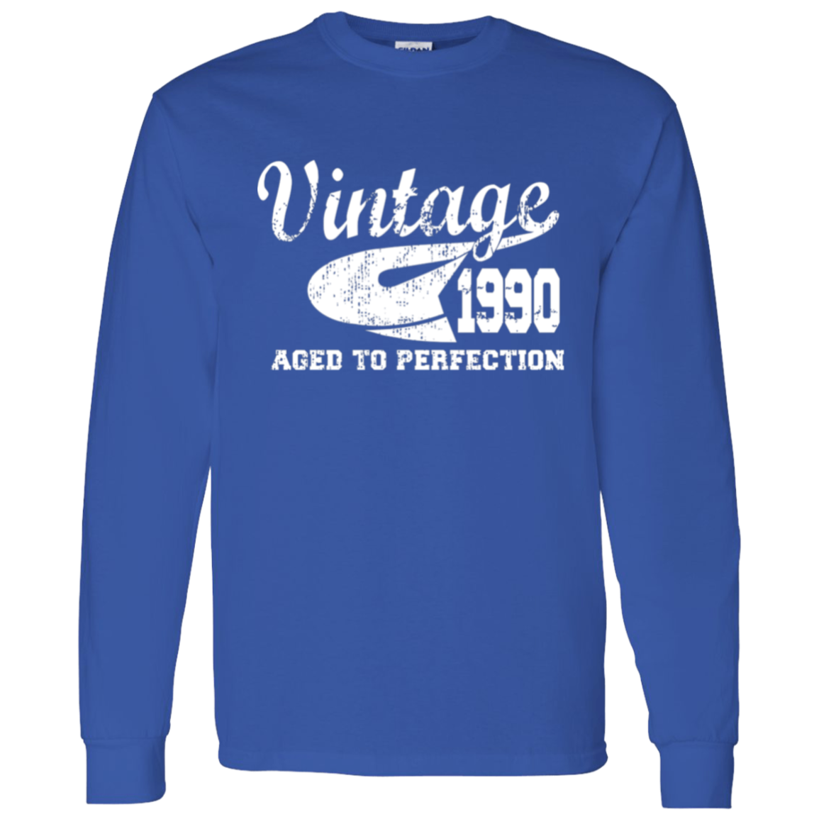 Vintage 1990 Aged To Perfection - Long Sleeve Tee