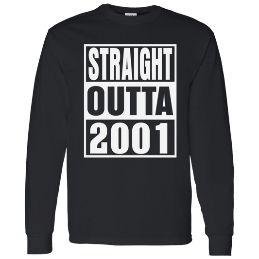 Straight Outta 2001 - Long Sleeve Tee