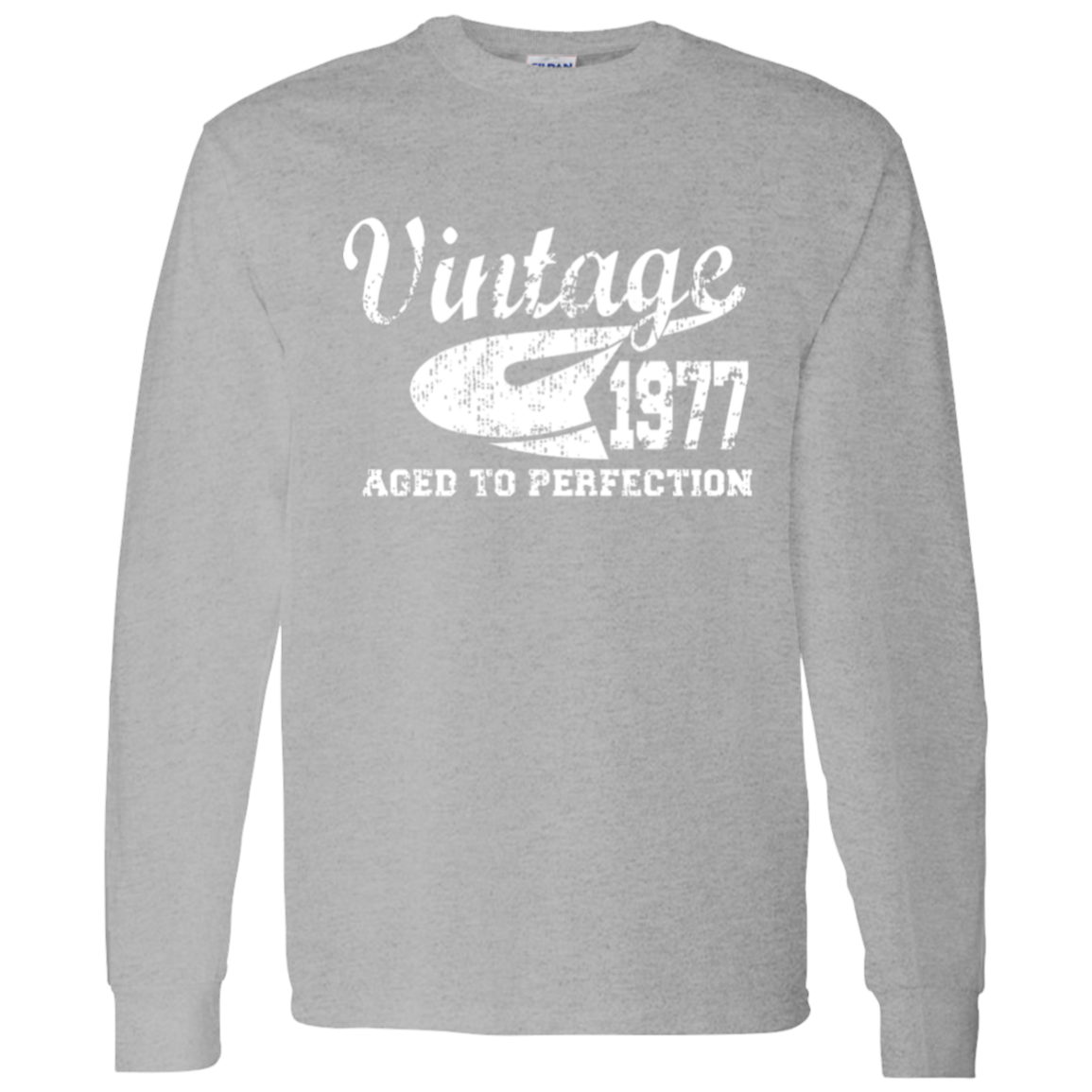 Vintage 1977 Aged To Perfection - Long Sleeve Tee