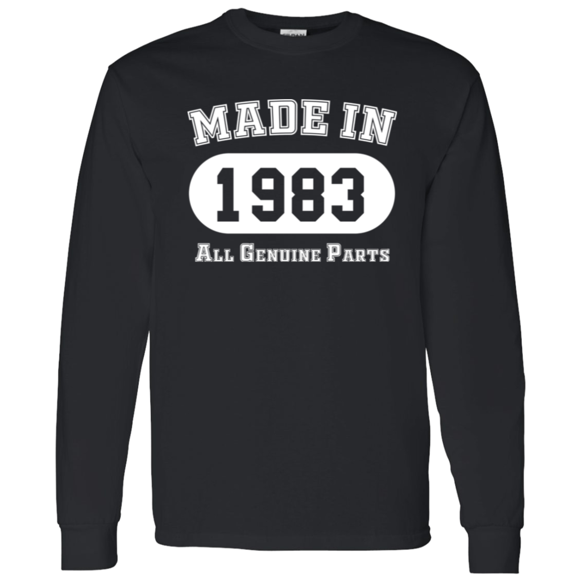 Made In 1983 All Genuine Parts - Long Sleeve Tee