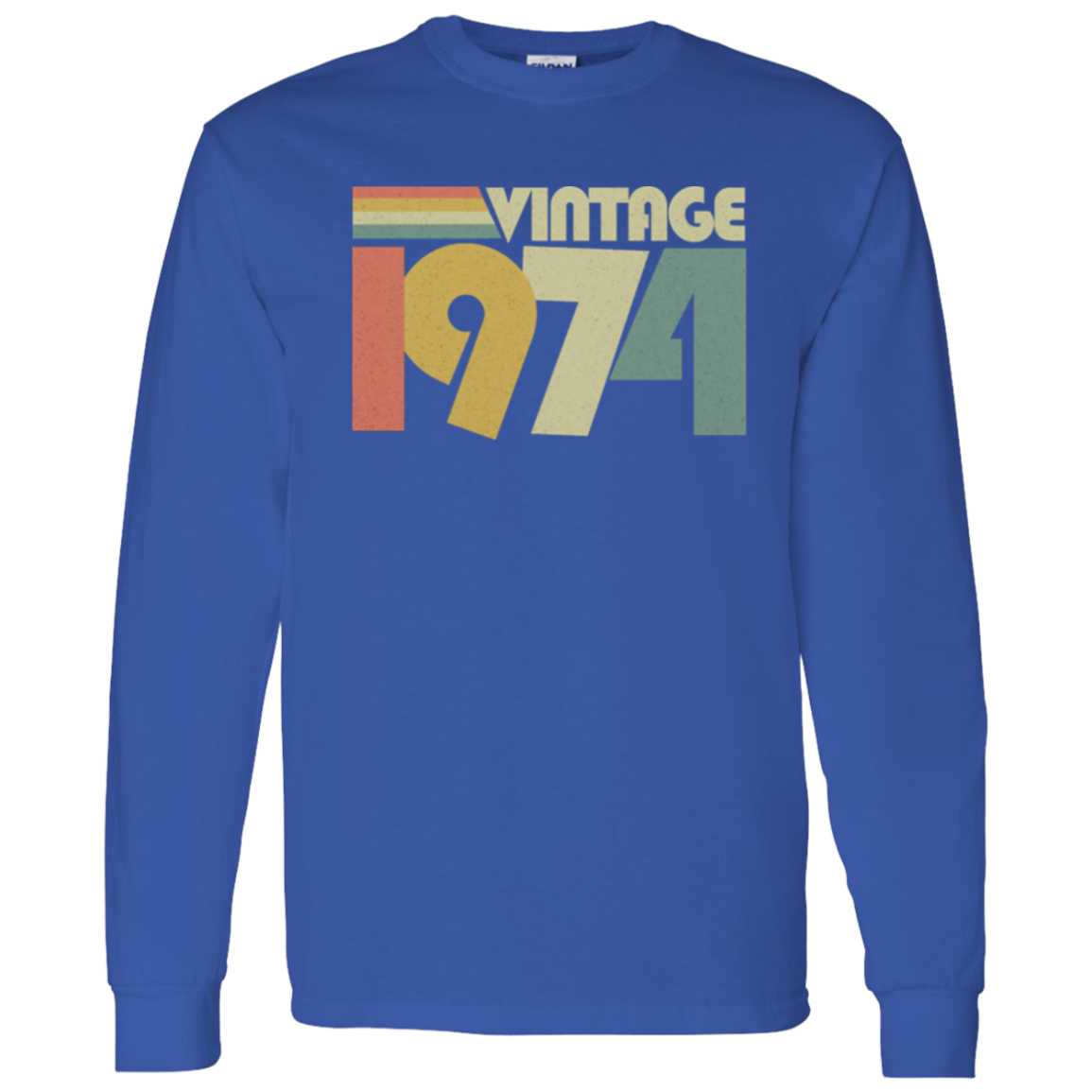 Retro Vintage 1974 - Long Sleeve Tee