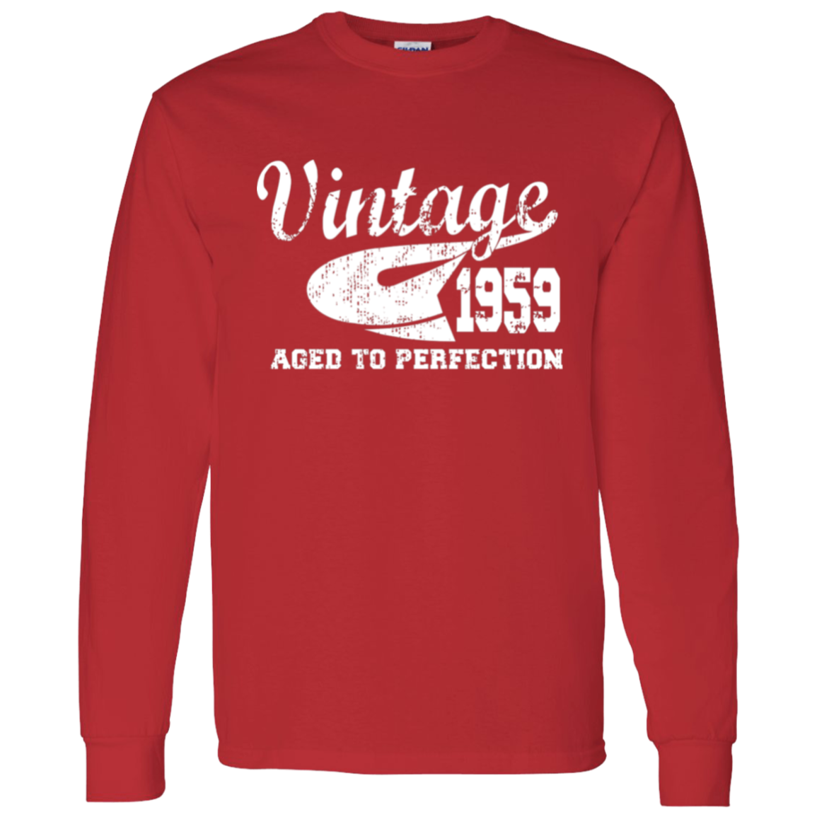 Vintage 1959 Aged To Perfection - Long Sleeve Tee