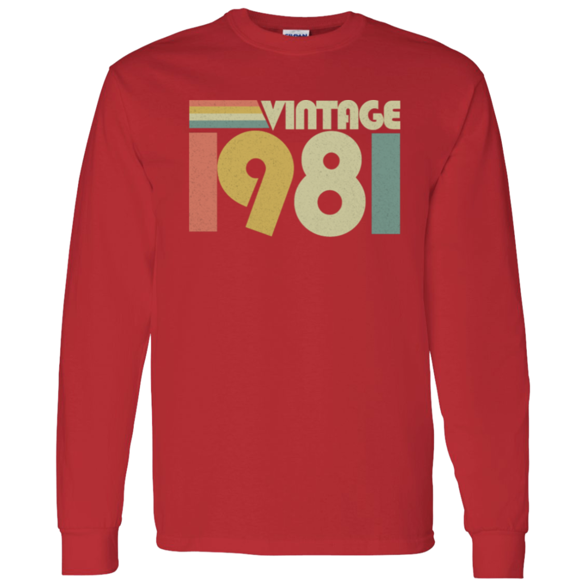 Retro Vintage 1981 - Long Sleeve Tee