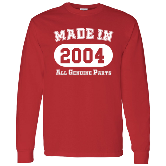 Made In 2004 All Genuine Parts - Long Sleeve Tee