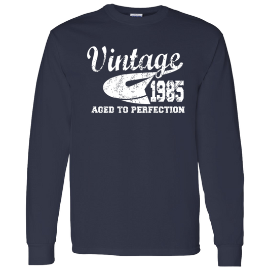 Vintage 1985 Aged To Perfection - Long Sleeve Tee