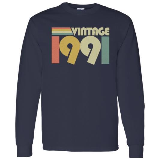 Retro Vintage 1991 - Long Sleeve Tee