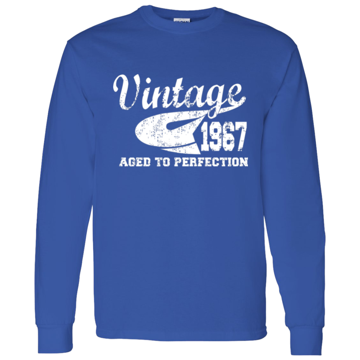 Vintage 1967 Aged To Perfection - Long Sleeve Tee