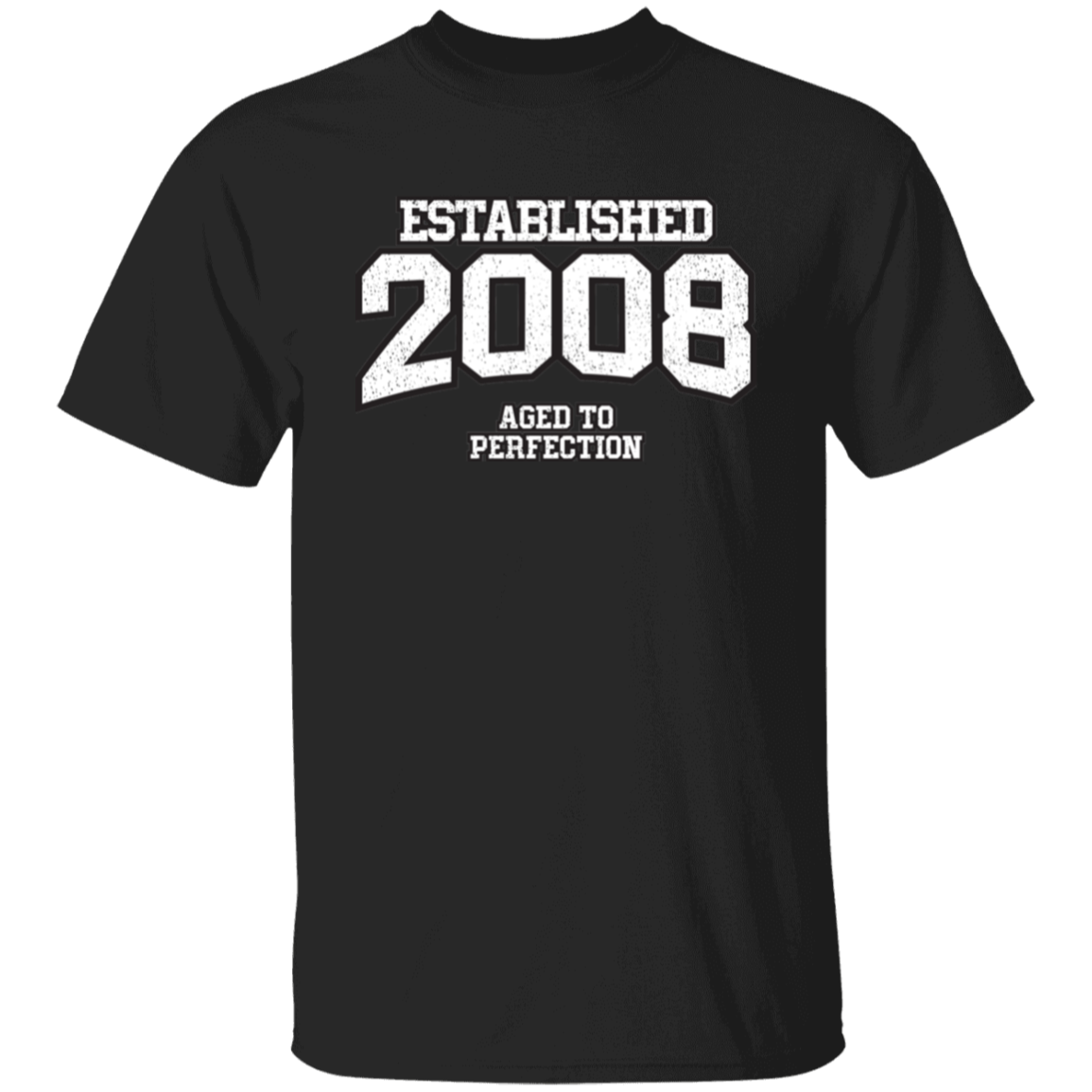 Established 2008 Aged To Perfection - T Shirt