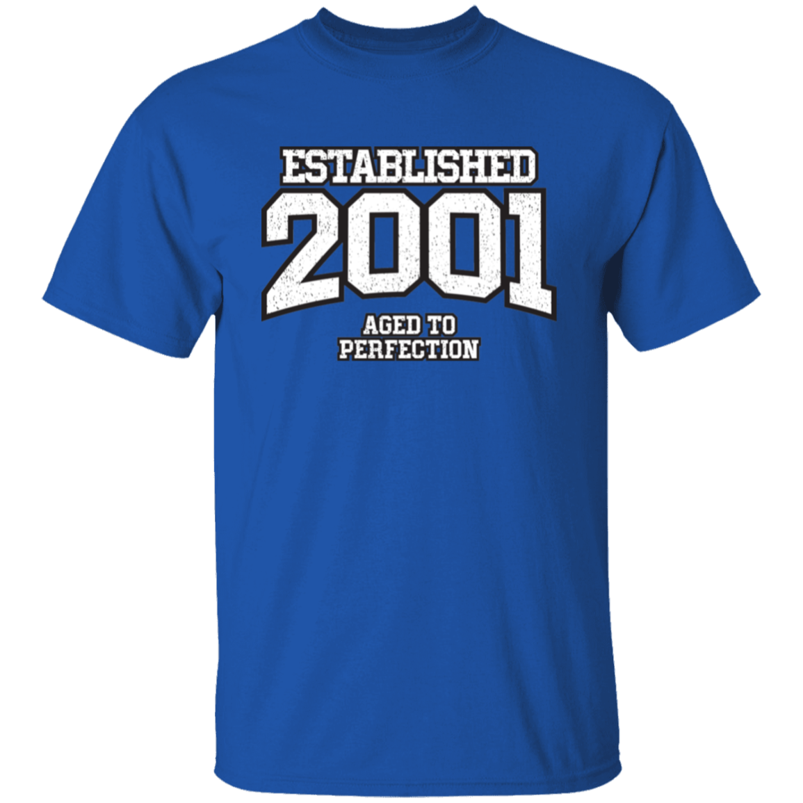 Established 2001 Aged To Perfection - T Shirt