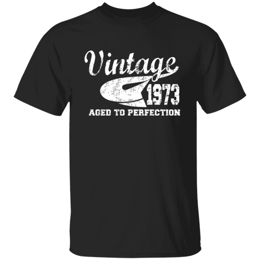 Vintage 1973 Aged To Perfection - T Shirt