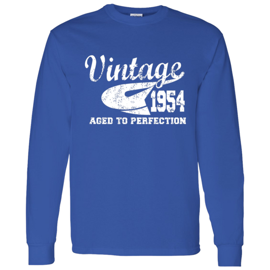 Vintage 1954 Aged To Perfection - Long Sleeve Tee