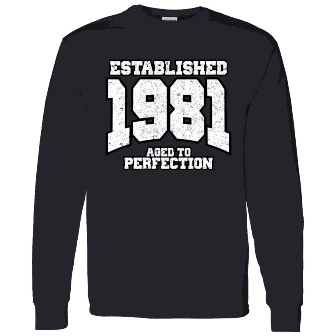 Established 1981 Aged To Perfection - Long Sleeve Tee