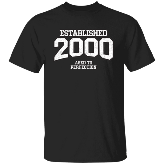 Established 2000 Aged To Perfection - T Shirt