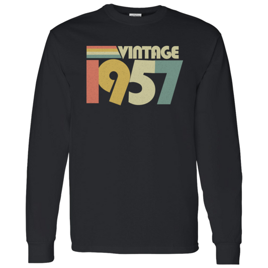 Retro Vintage 1957 - Long Sleeve Tee