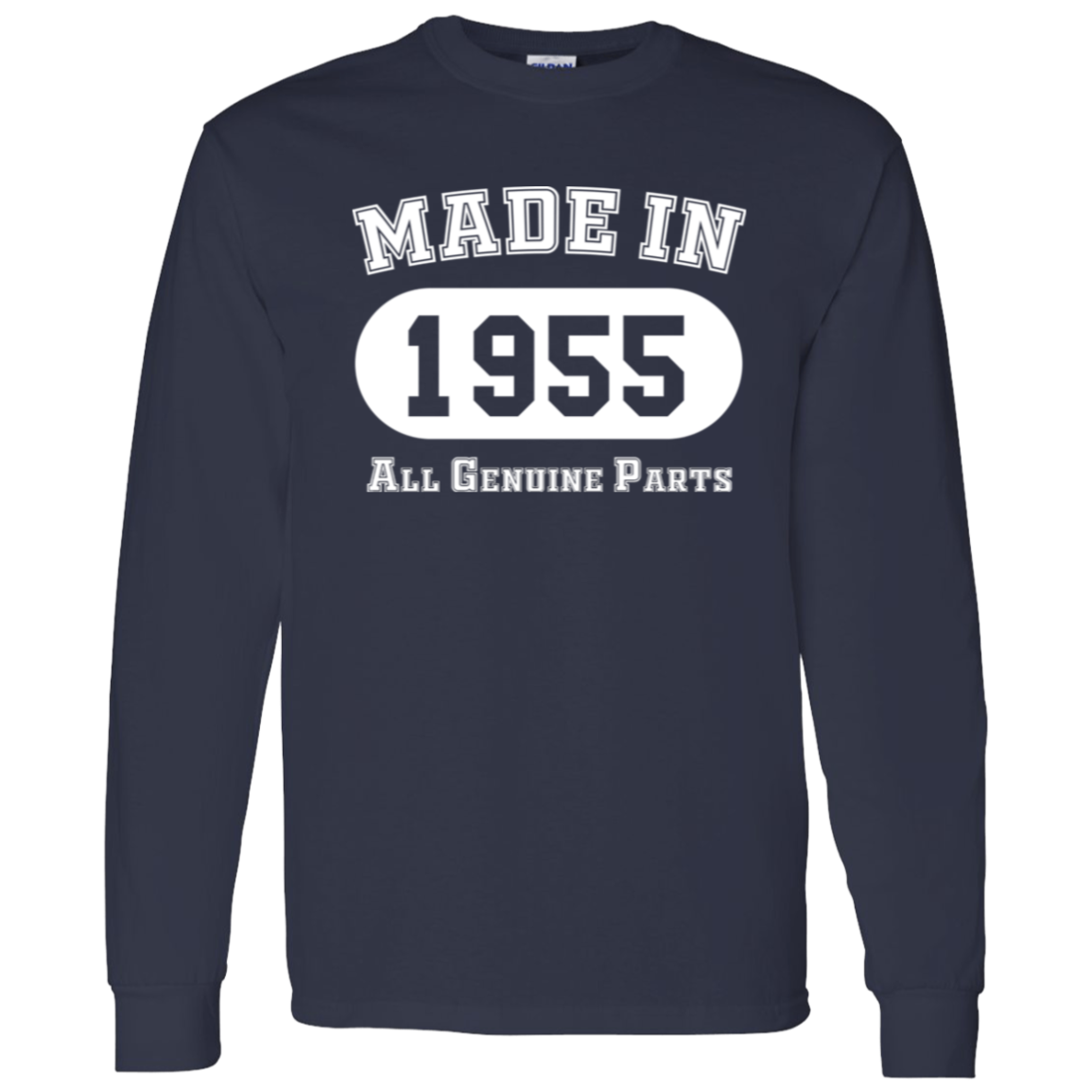 Made In 1955 All Genuine Parts - Long Sleeve Tee