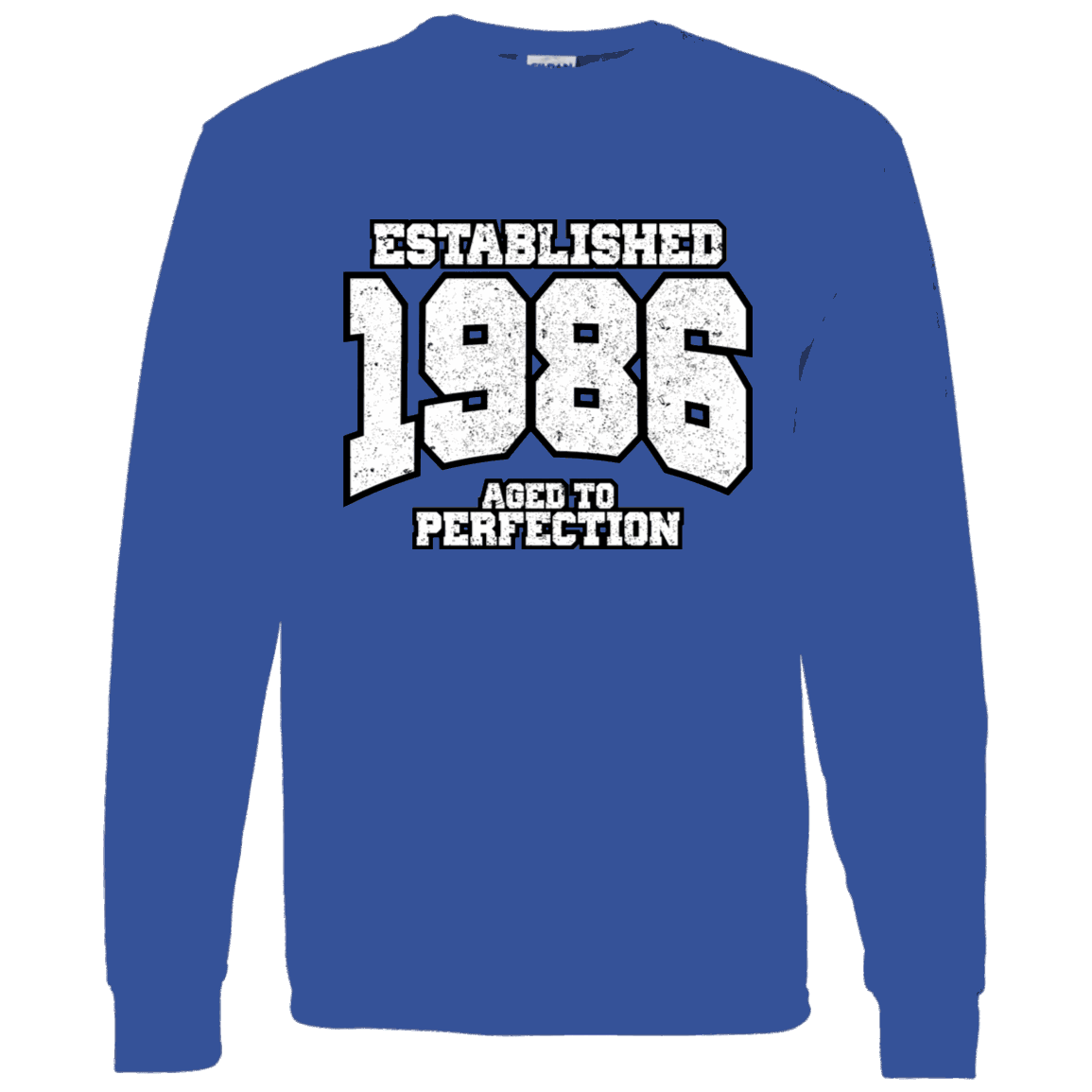 Established 1986 Aged To Perfection - Long Sleeve Tee