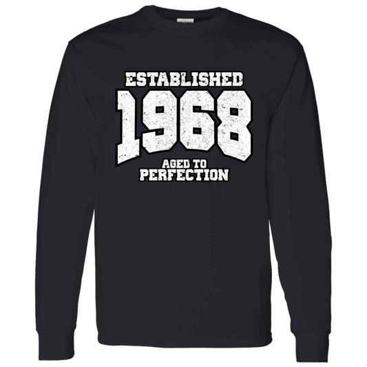 Established 1968 Aged To Perfection - Long Sleeve Tee