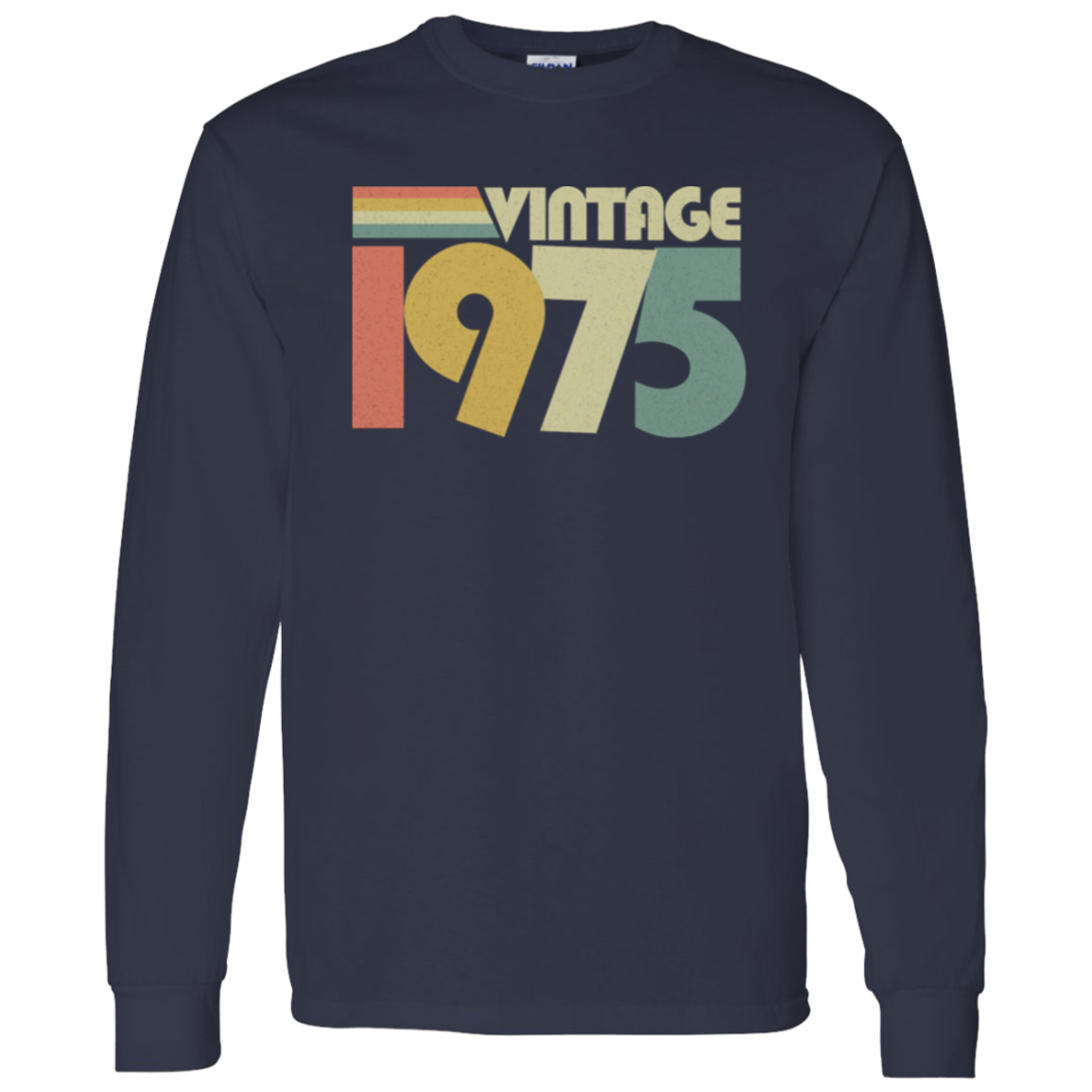 Retro Vintage 1975 - Long Sleeve Tee