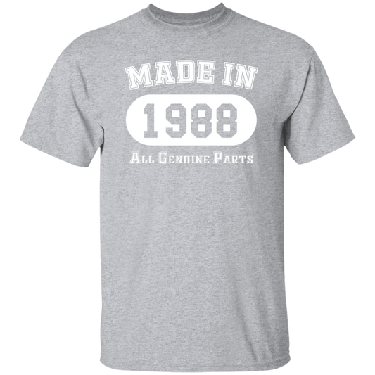 Made In 1988 All Genuine Parts - T Shirt