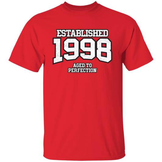 Established 1998 Aged To Perfection - T Shirt