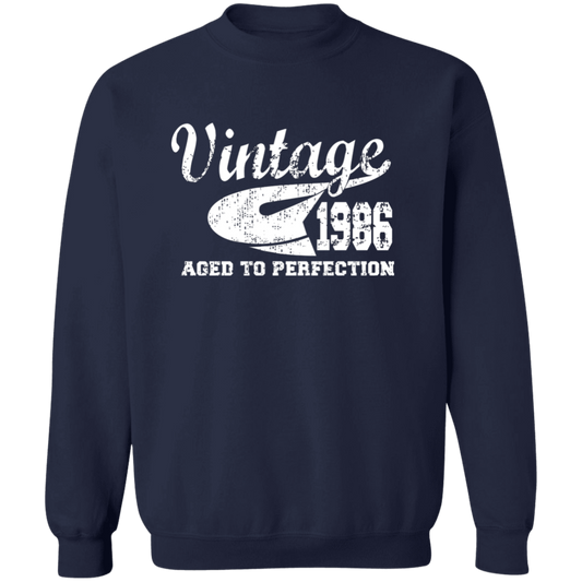 Vintage 1986 Aged To Perfection - Sweatshirt