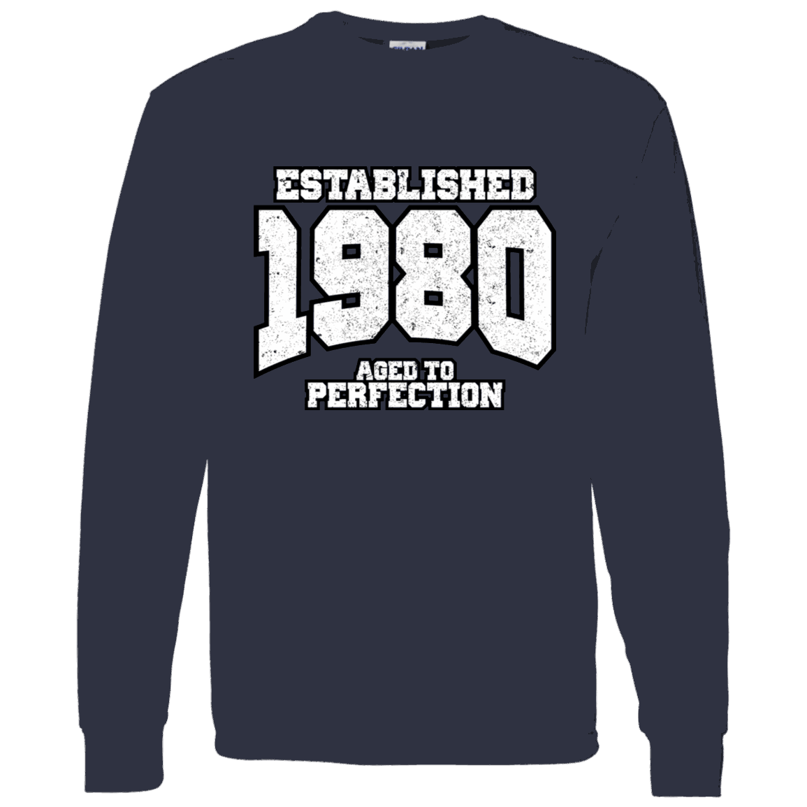 Established 1980 Aged To Perfection - Long Sleeve Tee