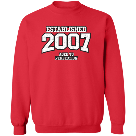 Established 2007 Aged To Perfection - Sweatshirt