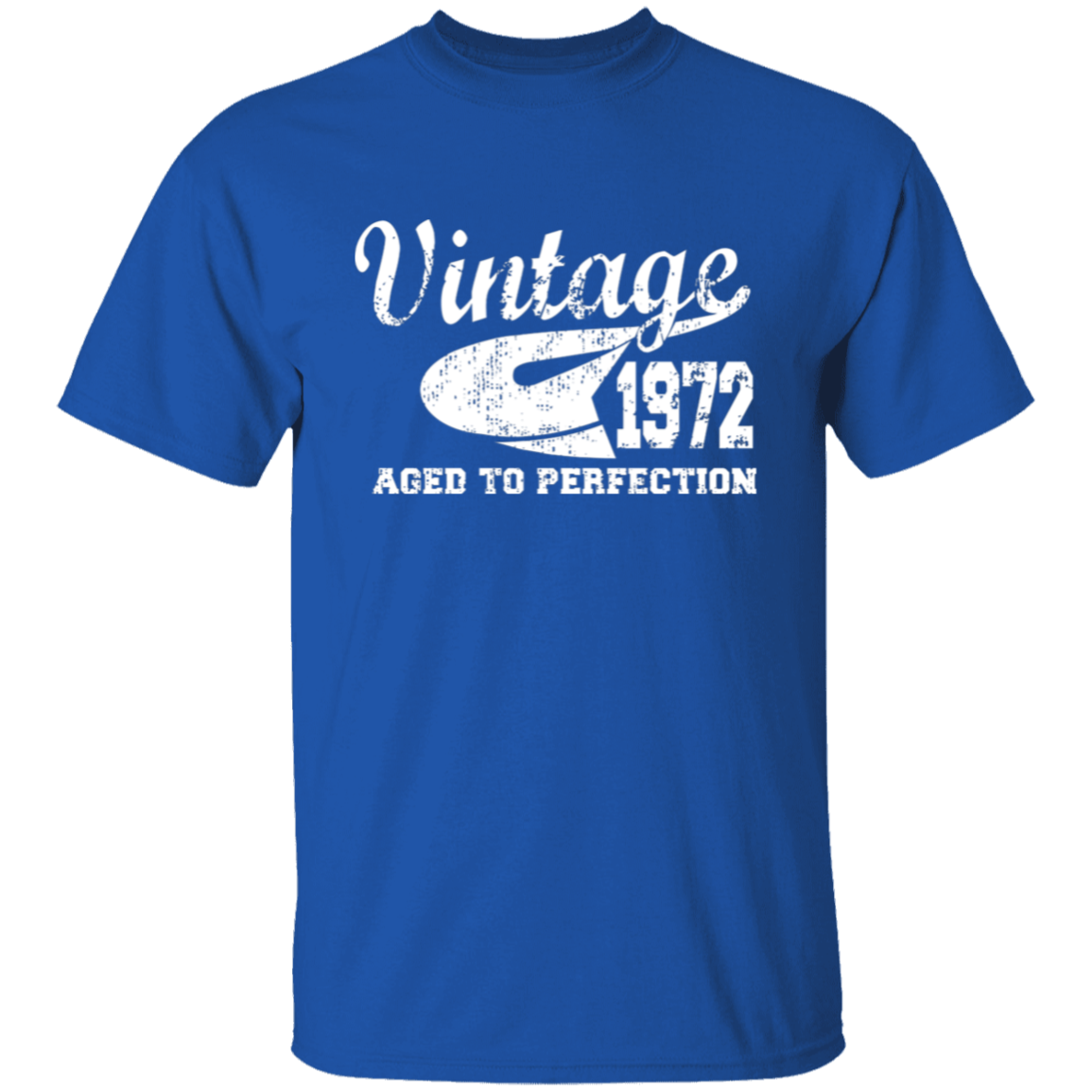 Vintage 1972 Aged To Perfection - T Shirt