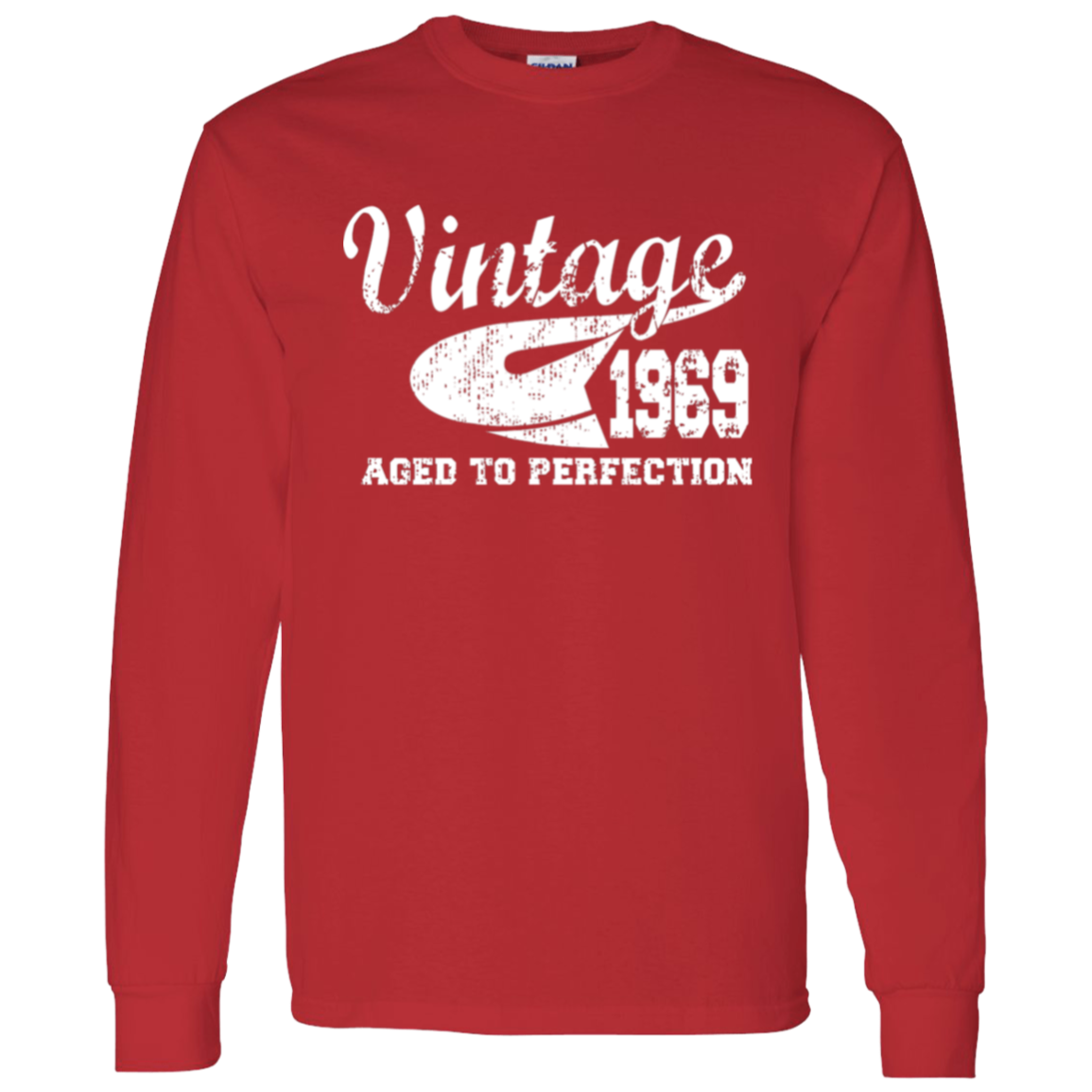 Vintage 1969 Aged To Perfection - Long Sleeve Tee