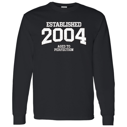 Established 2004 Aged To Perfection - Long Sleeve Tee