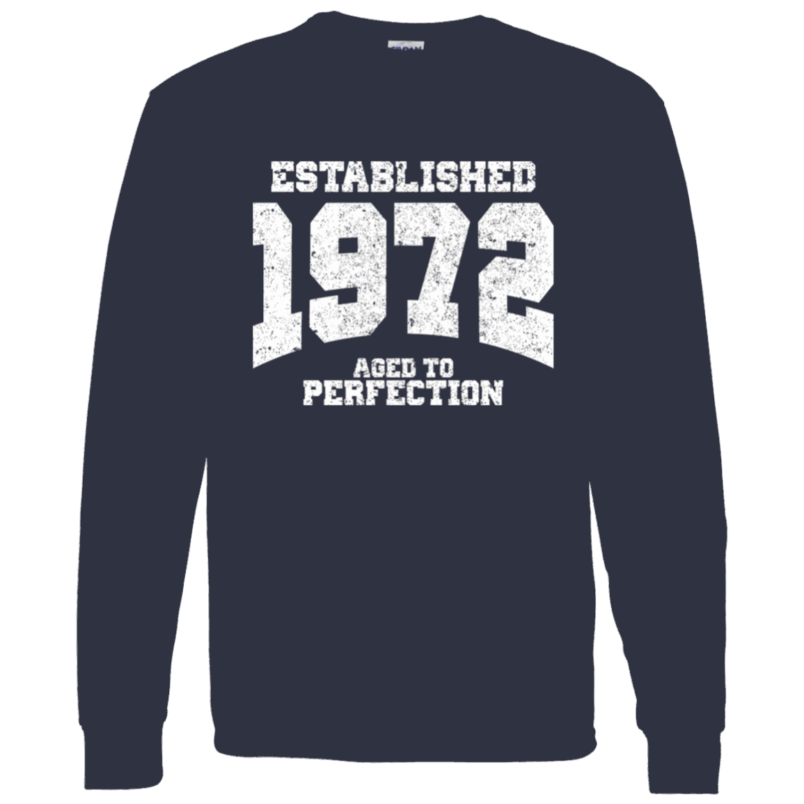 Established 1972 Aged To Perfection - Long Sleeve Tee