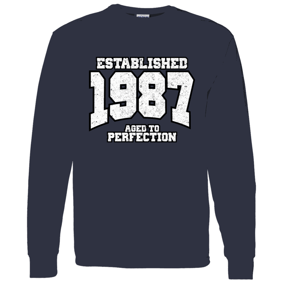 Established 1987 Aged To Perfection - Long Sleeve Tee