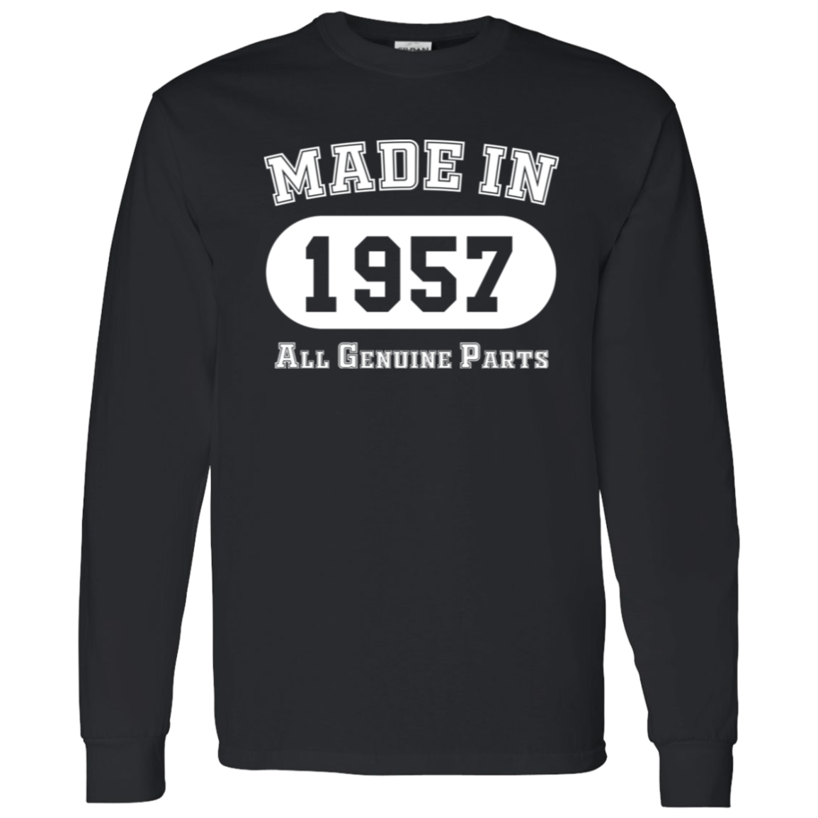 Made In 1957 All Genuine Parts - Long Sleeve Tee