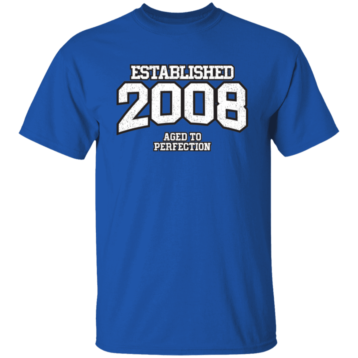 Established 2008 Aged To Perfection - T Shirt