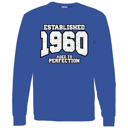 Established 1960 Aged To Perfection - Long Sleeve Tee