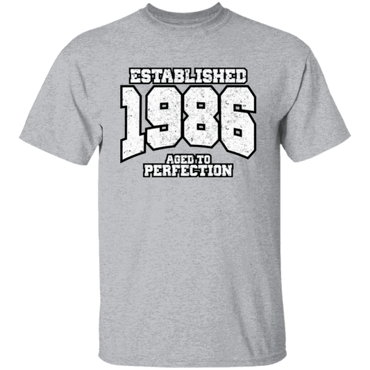 Established 1986 Aged To Perfection - T Shirt