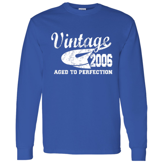 Vintage 2006 Aged To Perfection - Long Sleeve Tee