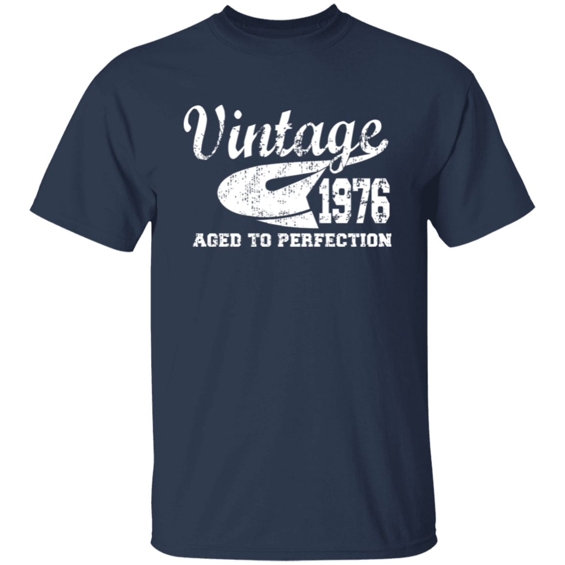 Vintage 1976 Aged To Perfection - T Shirt