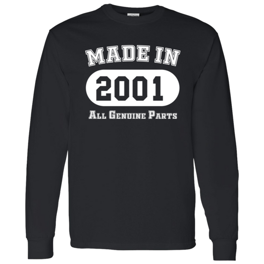 Made In 2001 All Genuine Parts - Long Sleeve Tee