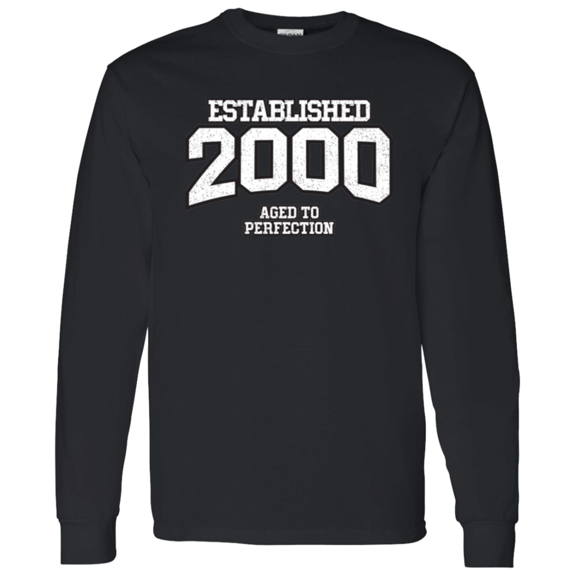 Established 2000 Aged To Perfection - Long Sleeve Tee