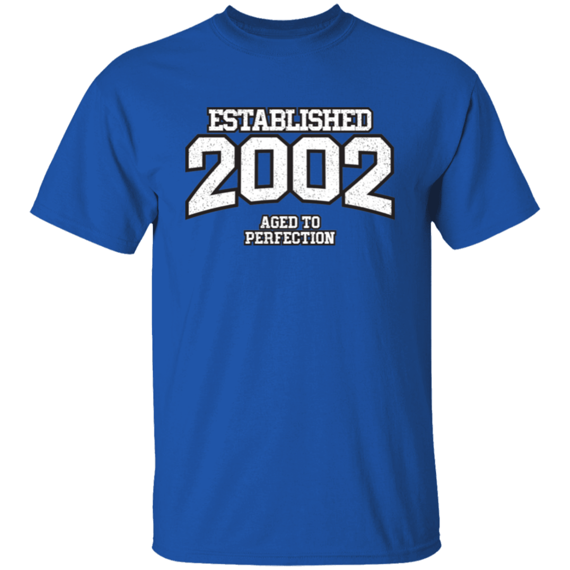 Established 2002 Aged To Perfection - T Shirt