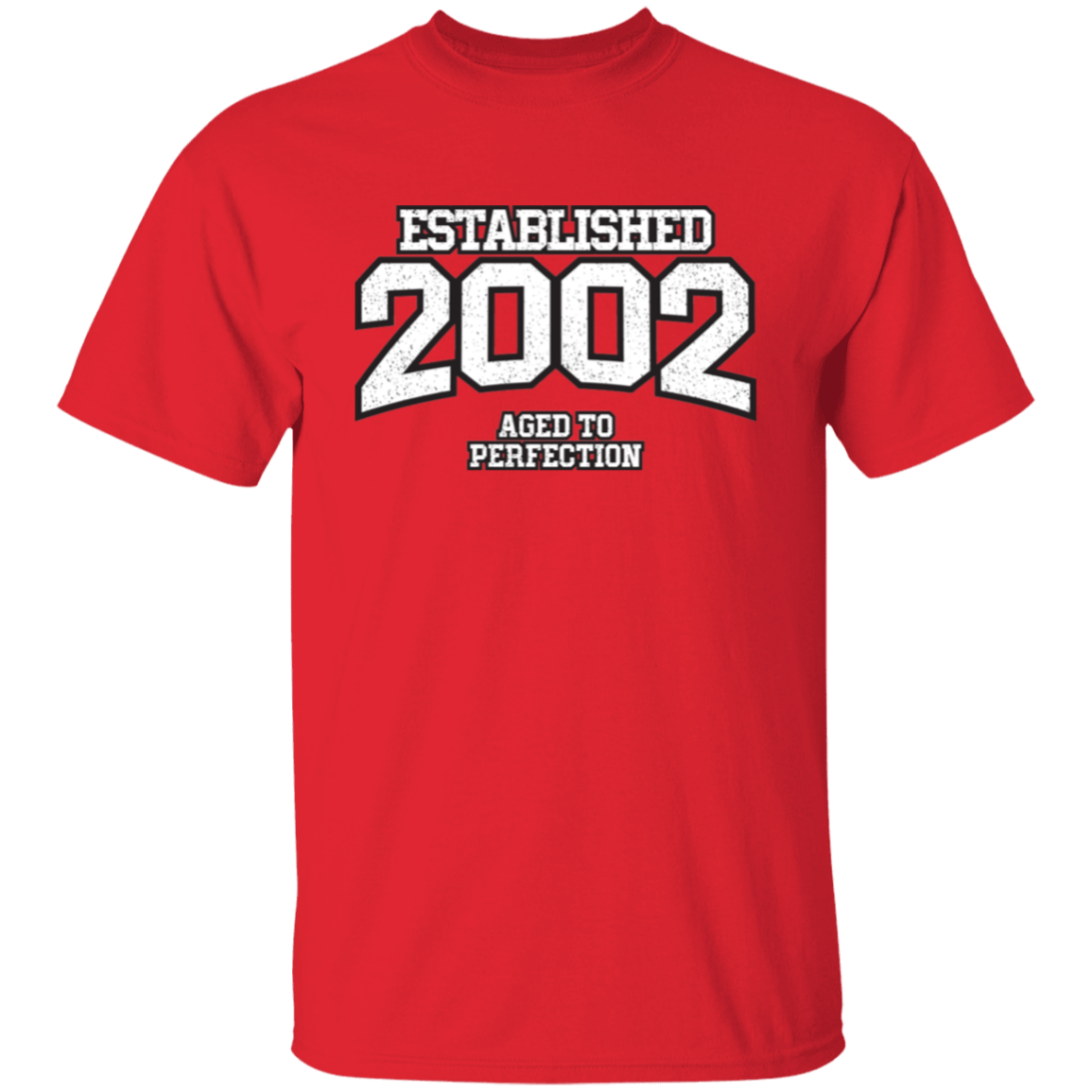 Established 2002 Aged To Perfection - T Shirt