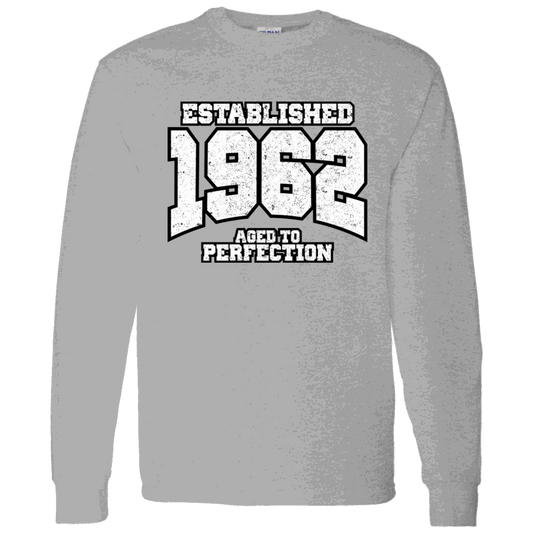 Established 1962 Aged To Perfection - Long Sleeve Tee