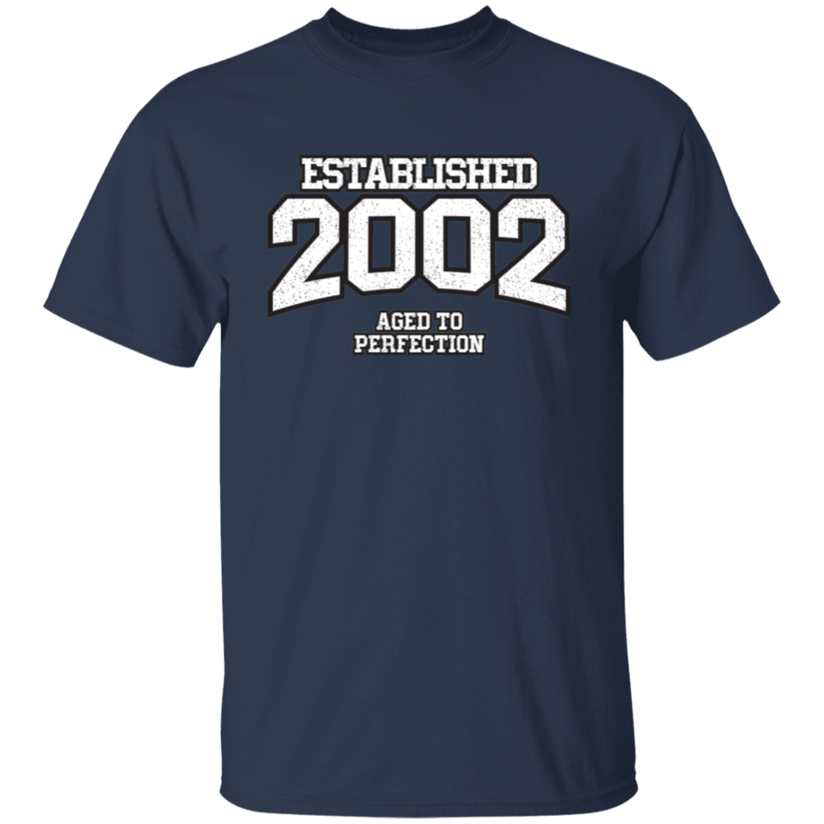 Established 2002 Aged To Perfection - T Shirt