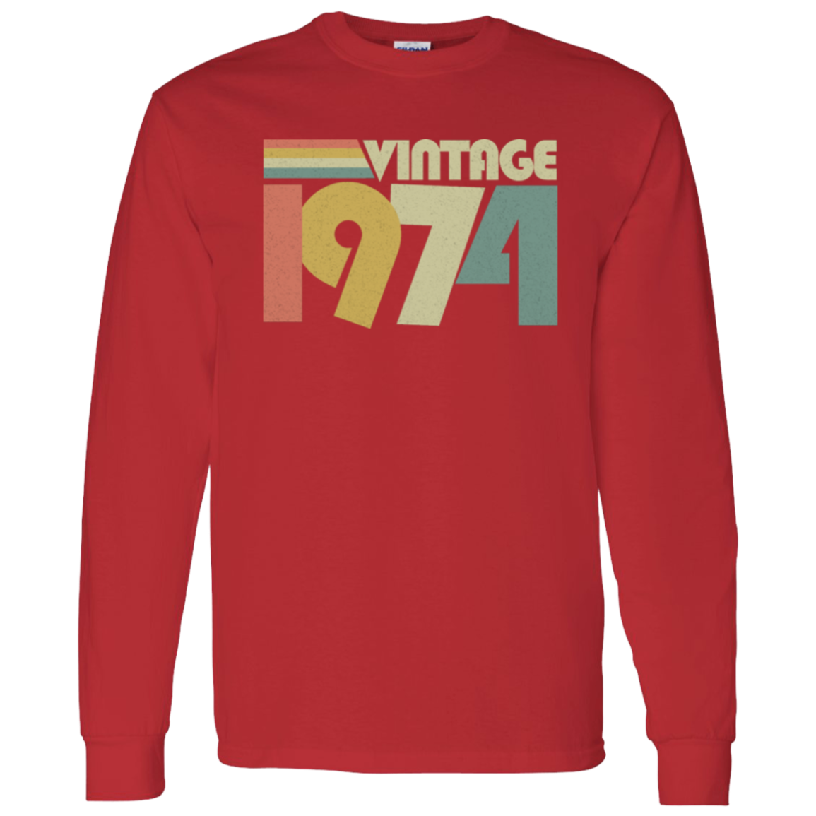 Retro Vintage 1974 - Long Sleeve Tee